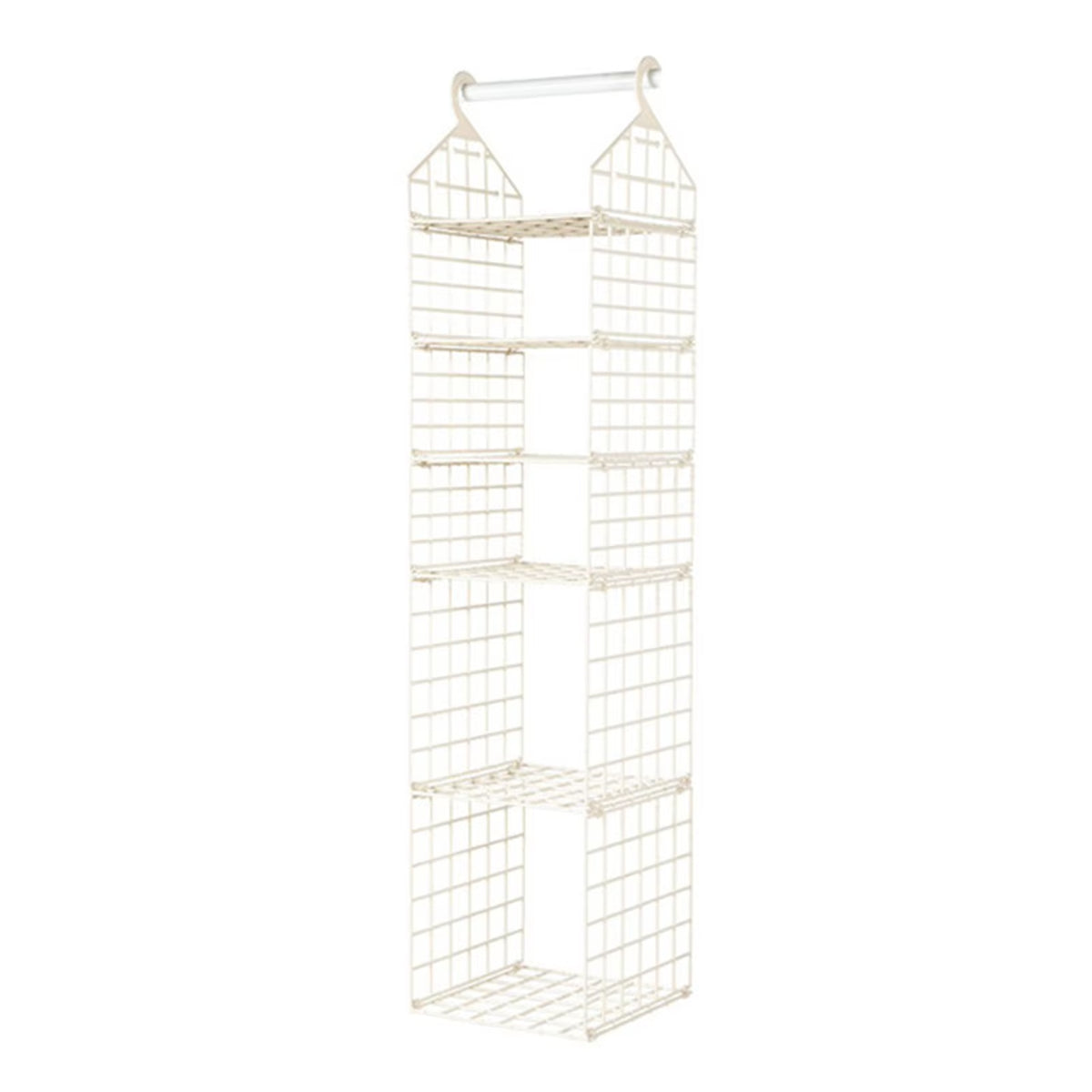 ClosetMax™ Foldable Hanging Organizer – Multi-Tier Space Saver for Pajamas, Coats, Sweaters & More